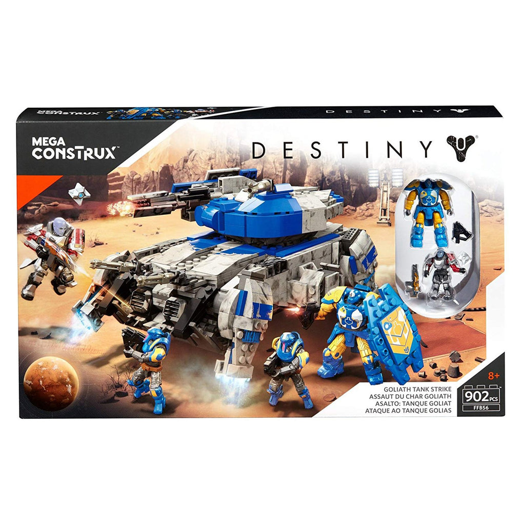 Mega Construx Destiny Goliath Tank Strike Building Set - Radar Toys