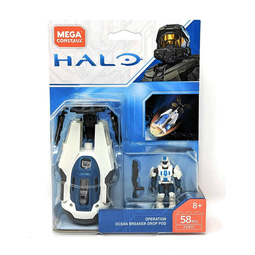 Mega Construx Halo Operation Ocean Breaker Drop Pod Building Set - Radar Toys