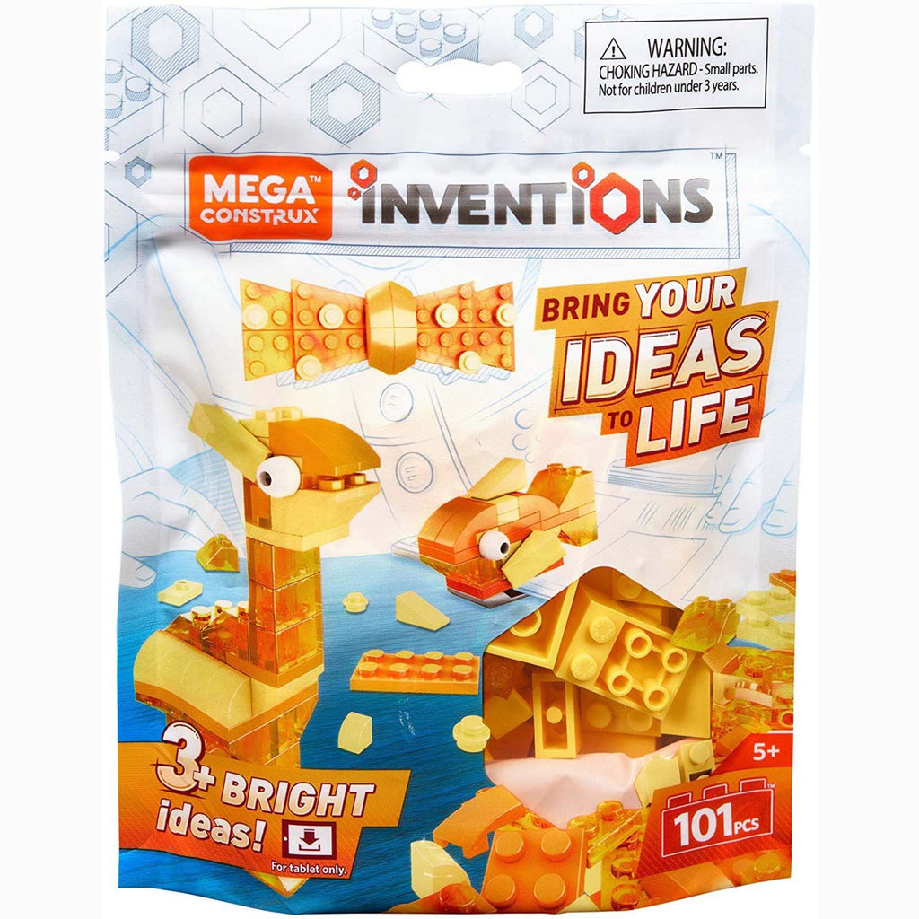 Mega Construx Inventions Yellows Color Pack Building Set - Radar Toys