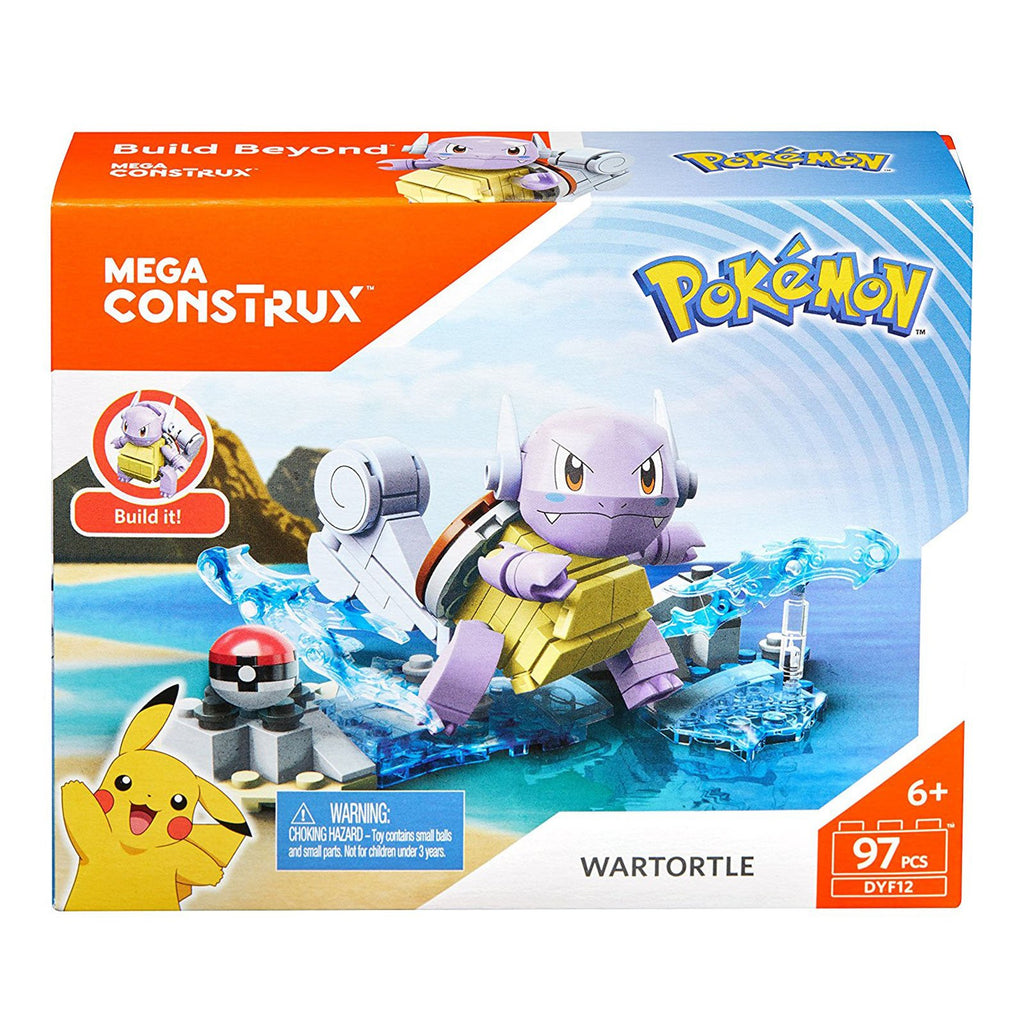 Mega Construx Pokemon Evolution Wartortle Building Set - Radar Toys
