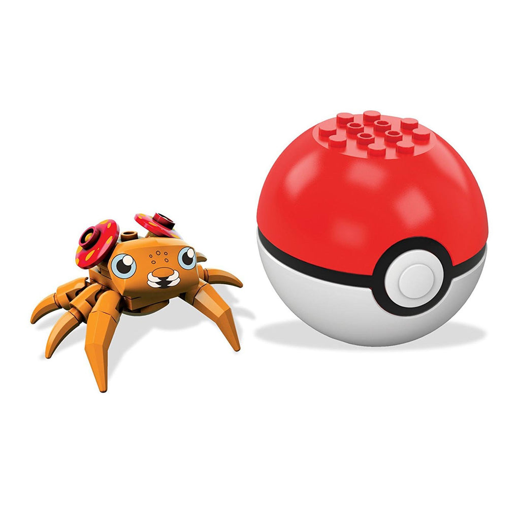 Mega Construx Pokemon Paras Pokeball Building Set - Radar Toys