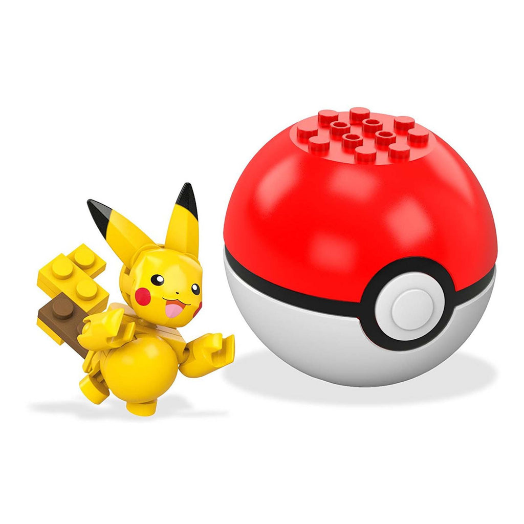 Mega Construx Pokemon Pokeball Pikachu Building Set - Radar Toys