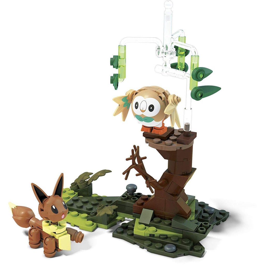 Mega Construx Pokemon Rowlet Vs Eevee Building Set - Radar Toys