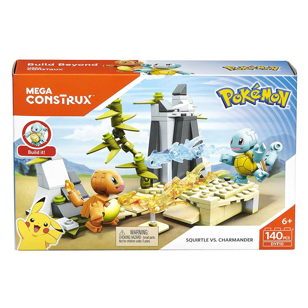 Mega Construx Pokemon Squritle Vs Charmander Building Set - Radar Toys