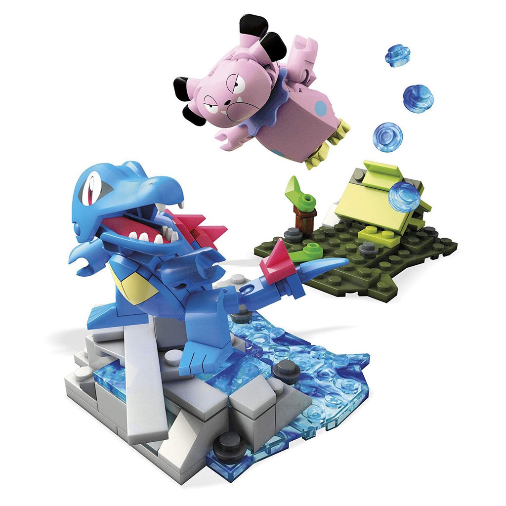 Mega Construx Pokemon Totodile Vs Snubbull Building Set - Radar Toys