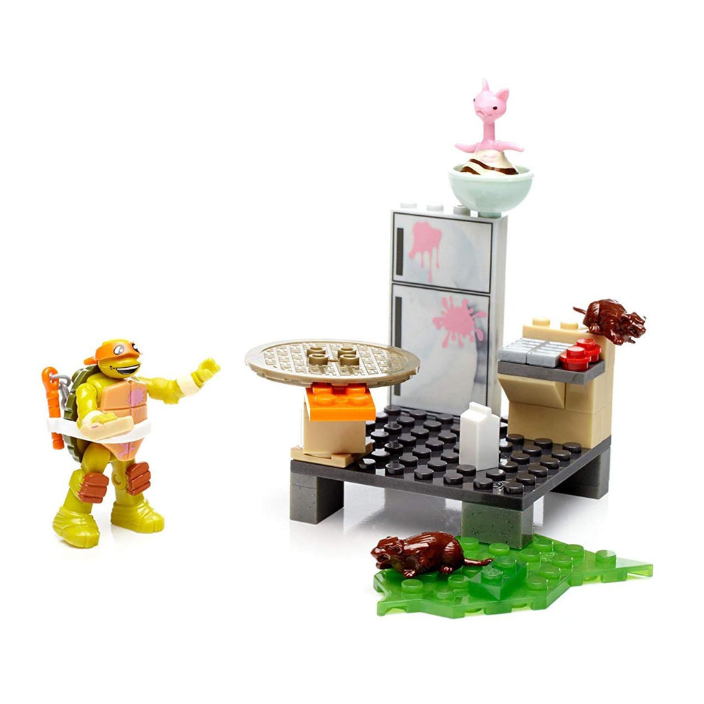 Mega Construx Teenage Mutant Ninja Turtles Mikey Kitchen Chaos Building Set - Radar Toys