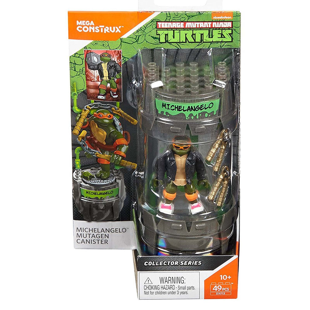Mega Construx Teenage Mutant Ninja Turtles Mutagen Canister Mikey Building Set - Radar Toys