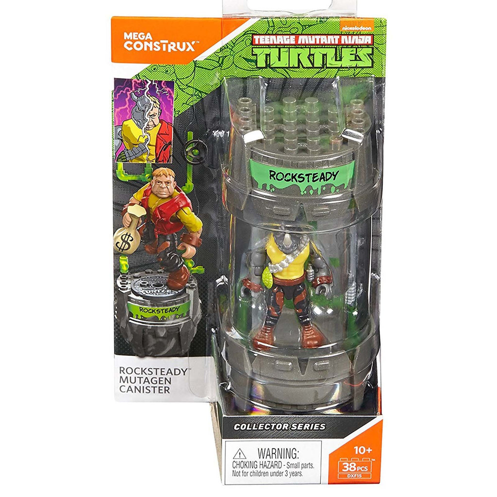 Mega Construx Teenage Mutant Ninja Turtles Mutagen Canister Rocksteady Building Set - Radar Toys