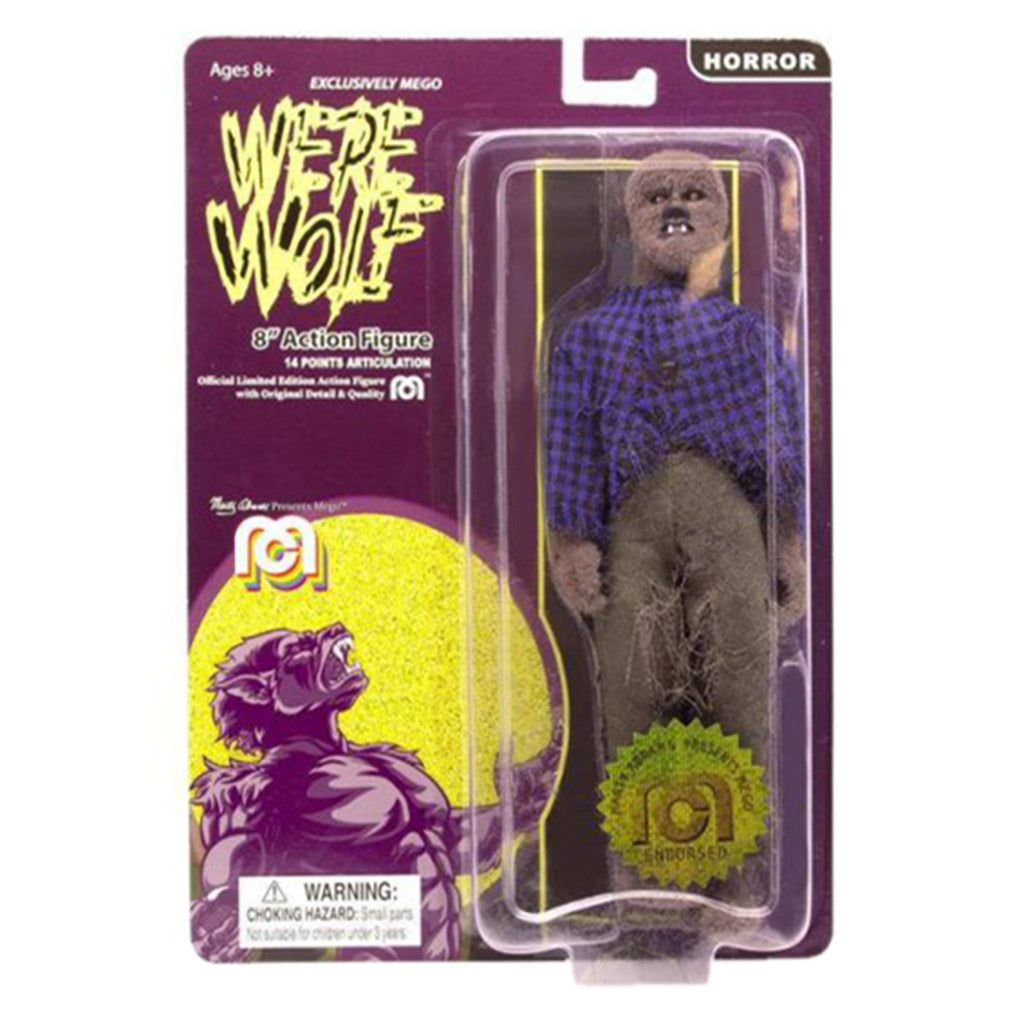 Mego Horror Werewolf 8 Inch Action Figure - Radar Toys