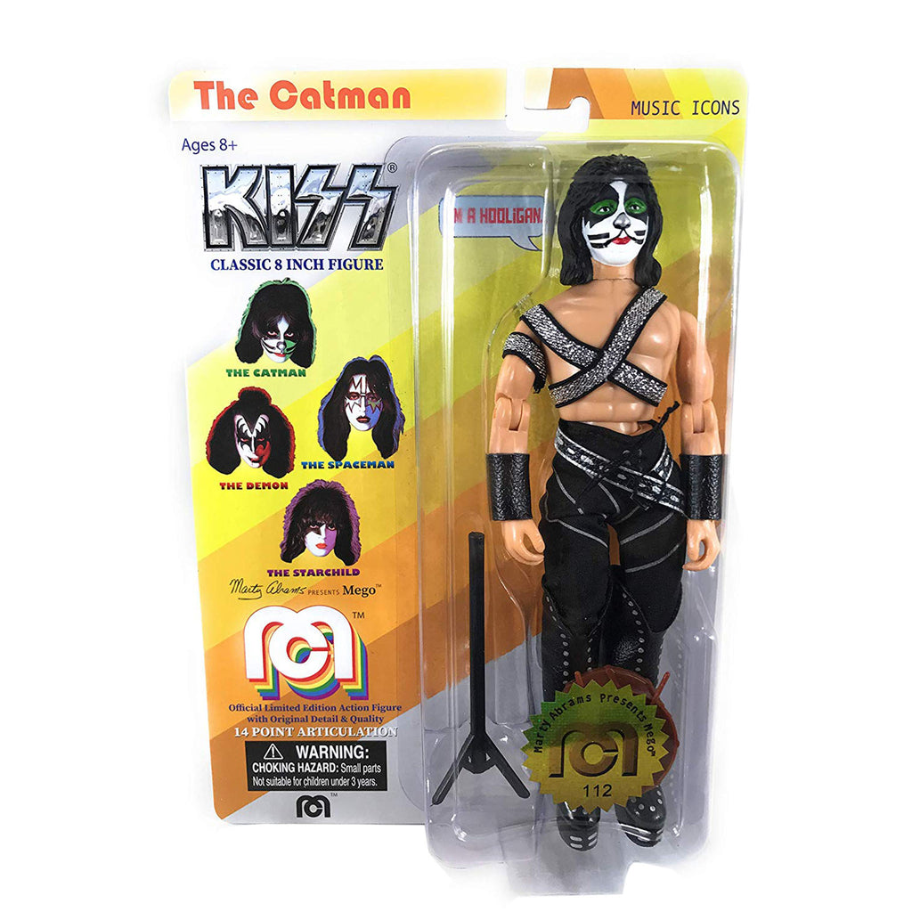 Mego Music Icons KISS The Catman 8 Inch Action Figure - Radar Toys