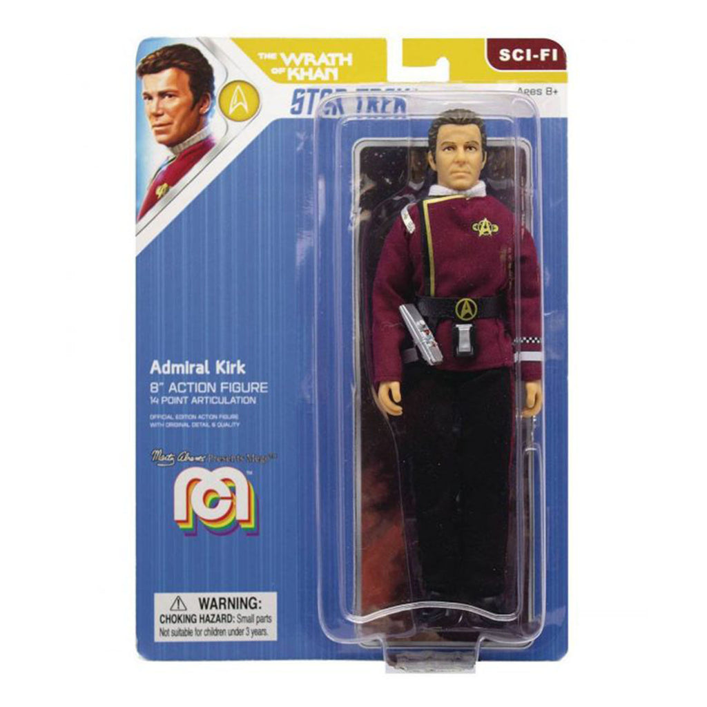 Mego Sci-Fi Star Trek Wrath Of Khan Admiral Kirk 8 Inch Action Figure - Radar Toys