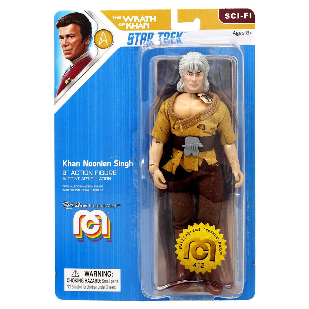Mego Sci-Fi Star Trek Wrath Of Khan Khan Noonien Singh 8 Inch Action Figure - Radar Toys