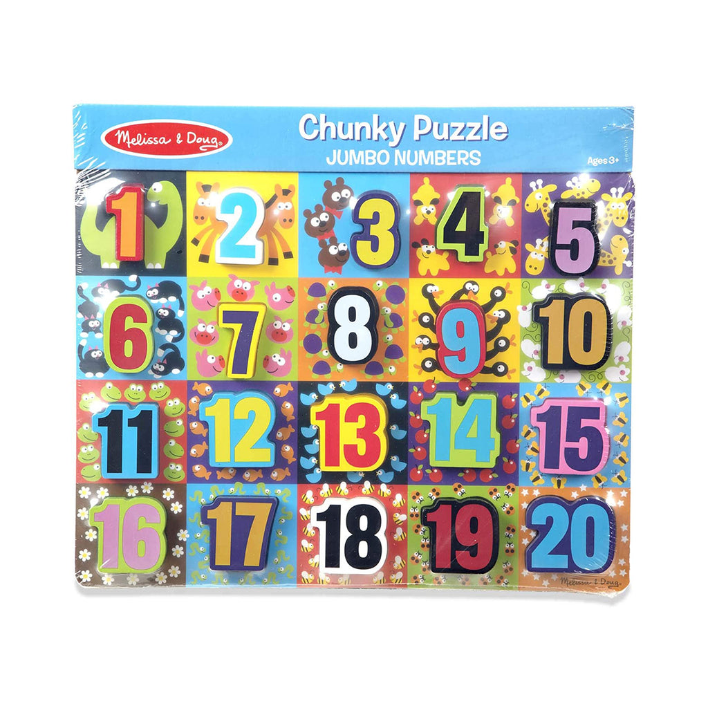 Melissa And Doug Fresh Start Jumbo Numbers Chunky Puzzle - Radar Toys
