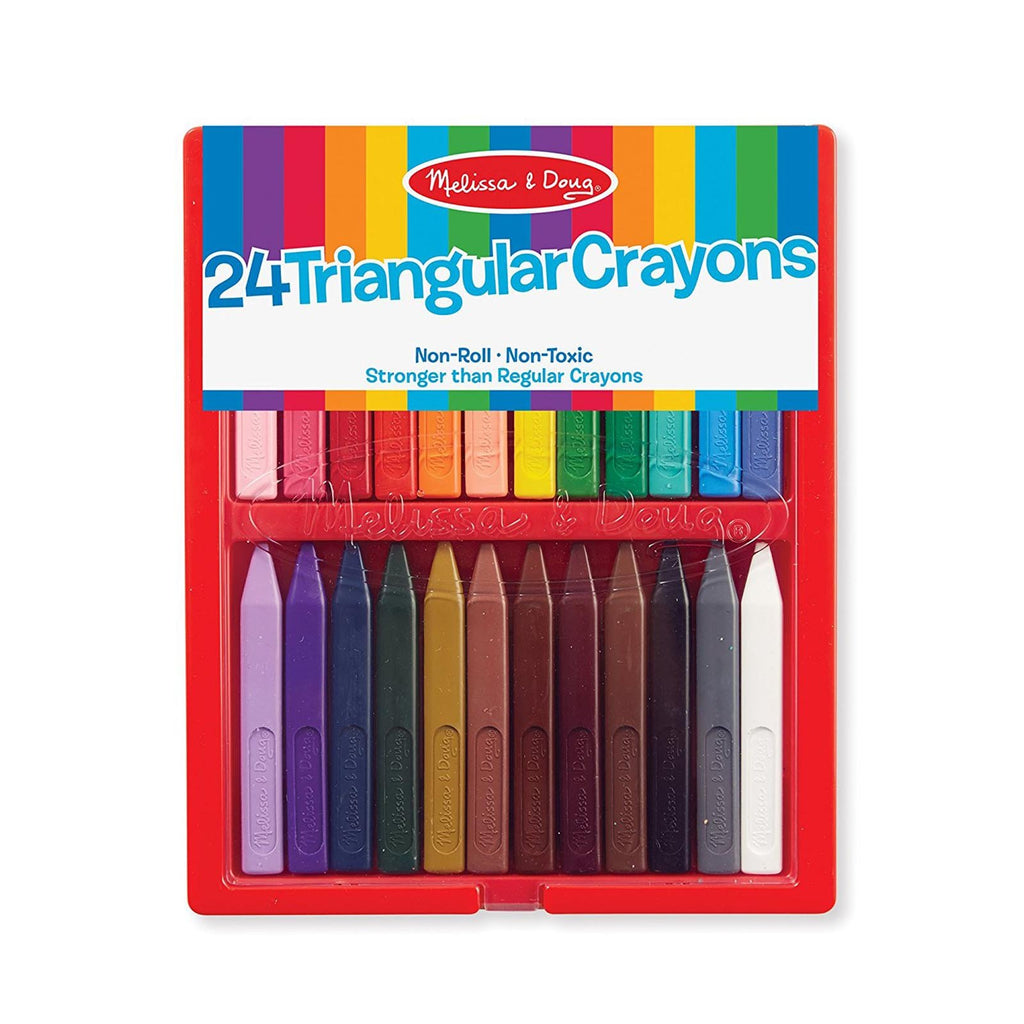 Melissa And Doug 24 Triangular Crayons