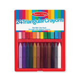 Melissa And Doug 24 Triangular Crayons - Radar Toys