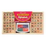 Melissa And Doug Alphabet Wooden Stamp Set - Radar Toys