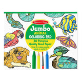 Melissa And Doug Animal Jumbo Coloring Pad - Radar Toys