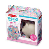 Melissa And Doug Decoupage Piggy Bank Craft Set - Radar Toys