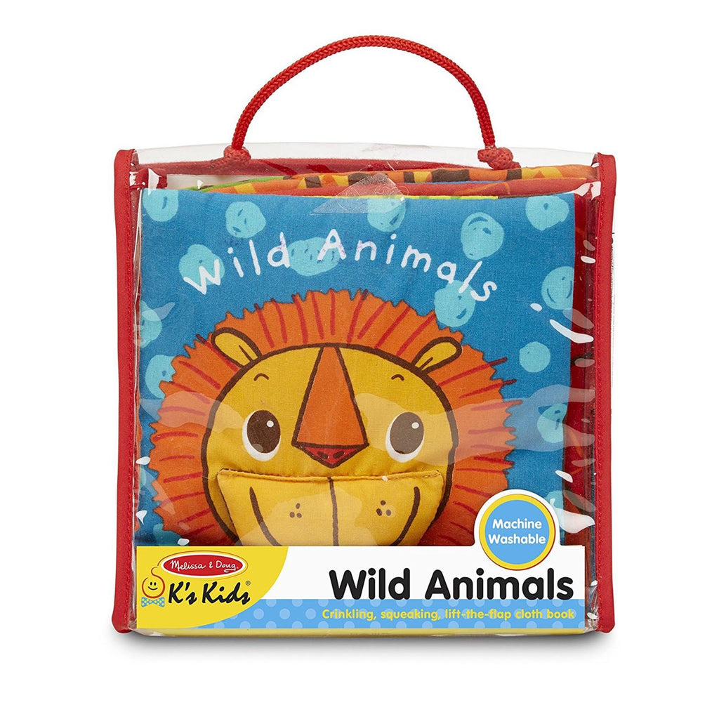 Melissa And Doug K's Kids Wild Animals Cloth Book - Radar Toys