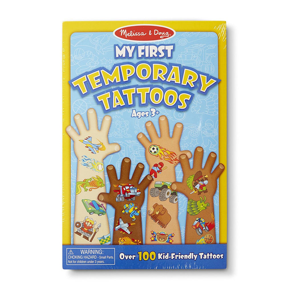 Melissa And Doug My First Temporary Tattoos Blue Set - Radar Toys