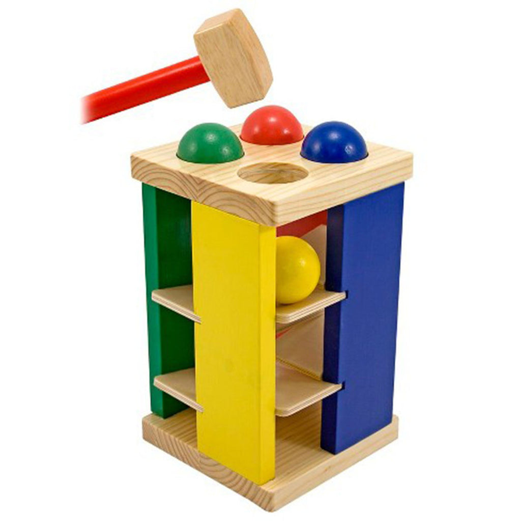 Melissa And Doug Pound And Roll Tower Wooden Play Set - Radar Toys