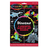 Melissa And Doug Scratch Art Dinosaur Pack Set - Radar Toys