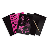 Melissa And Doug Scratch Art Princess Pink Glitter Pack Set - Radar Toys