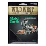 Metal Earth Wild West 4-4-0 Locomotive Model Kit - Radar Toys