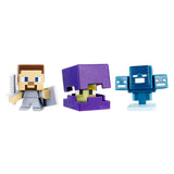 Minecraft 6 End Stone Shulker Steve Wither Mini Figures 3 Pack - Radar Toys
