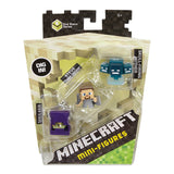 Minecraft 6 End Stone Shulker Steve Wither Mini Figures 3 Pack - Radar Toys