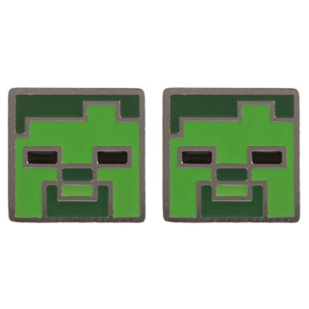 Minecraft Creeper 1 Pair Of Stud Earrings