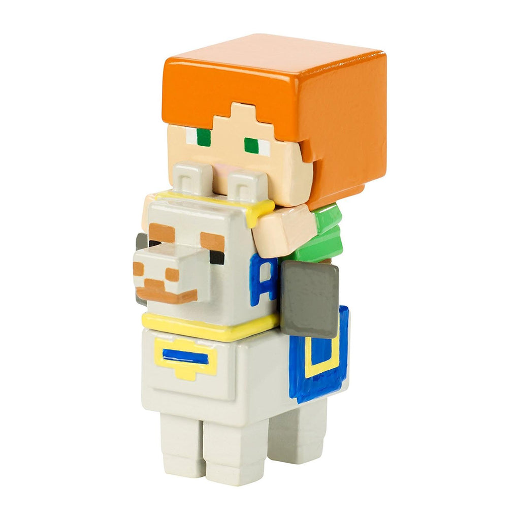 Minecraft Deluxe Alex On Llama Mini Figure
