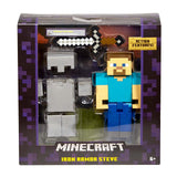 Minecraft Iron Armor Steve 5 Inch Action Figure - Radar Toys