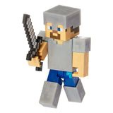 Minecraft Iron Armor Steve 5 Inch Action Figure - Radar Toys