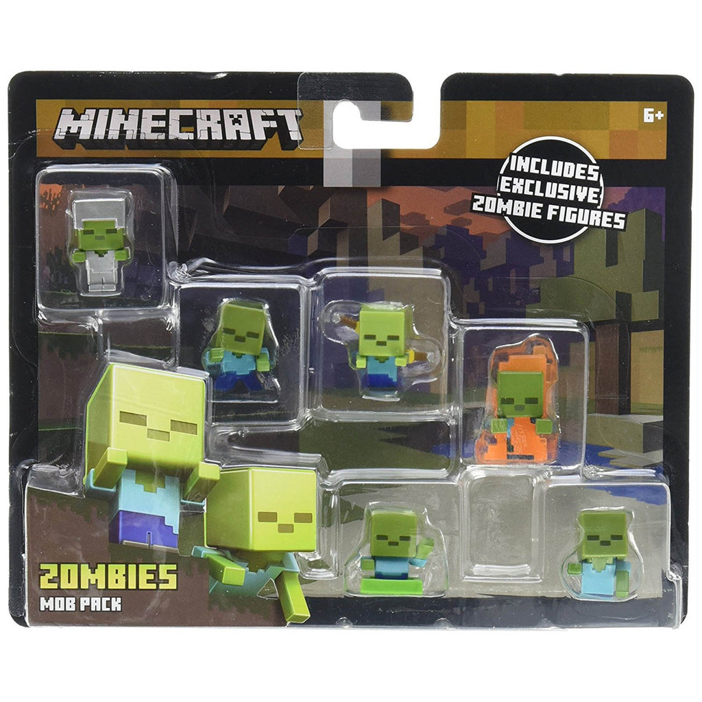 Minecraft Zombies Mob Mini Figure Pack