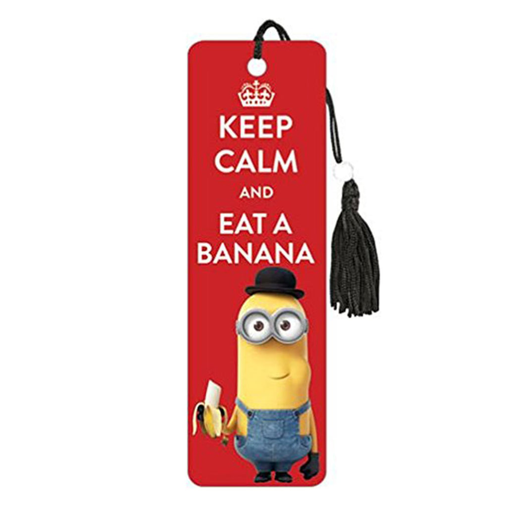 Minions Keep Calm And Eat A Banana Premier Bookmark