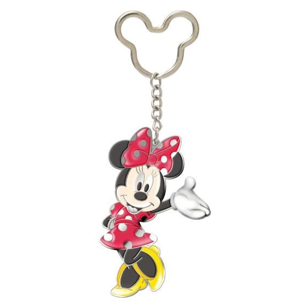 Disney Mickey Gang Minnie Mouse Colored Metal Keychain - Radar Toys