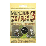 Munchkin Zombies 3 Hideous Hideouts Expansion Card Game - Radar Toys
