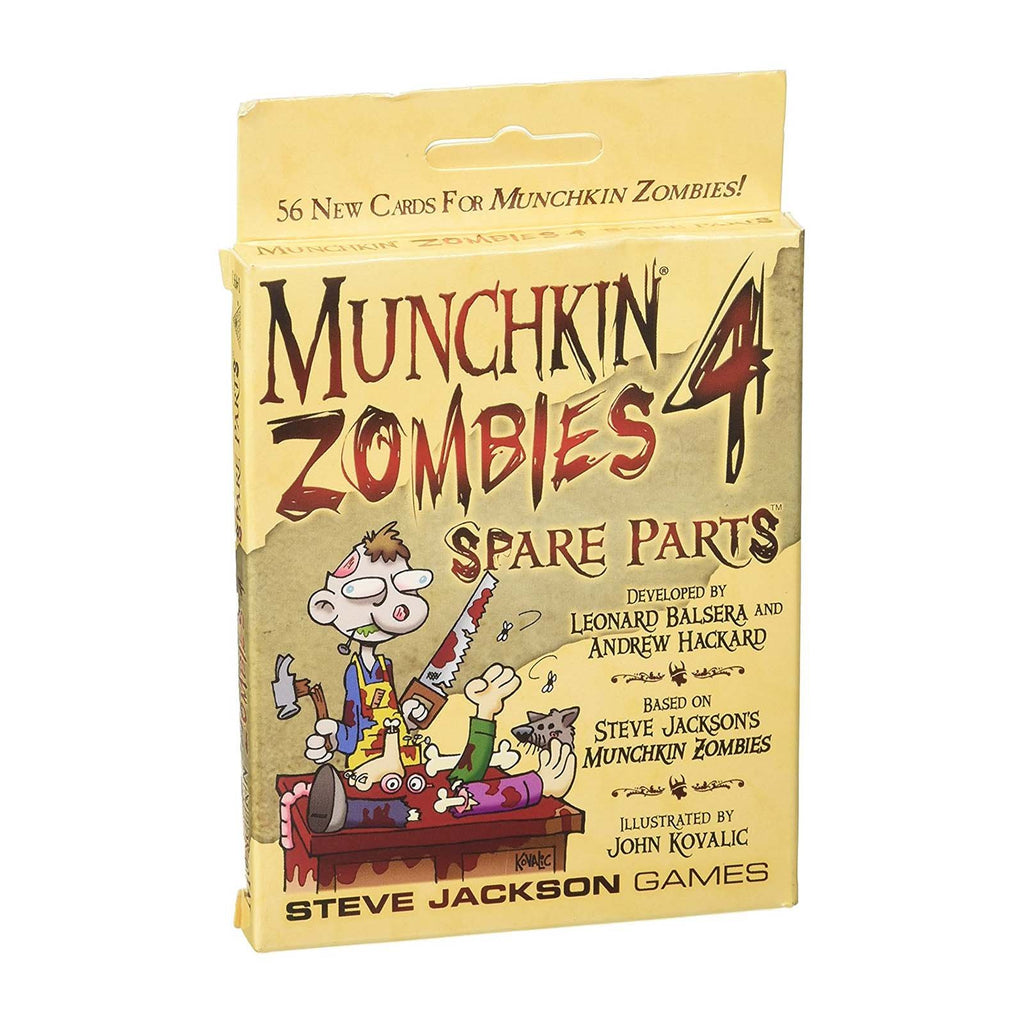 Munchkin Zombies 4 Spare Parts Expansion Card Game - Radar Toys
