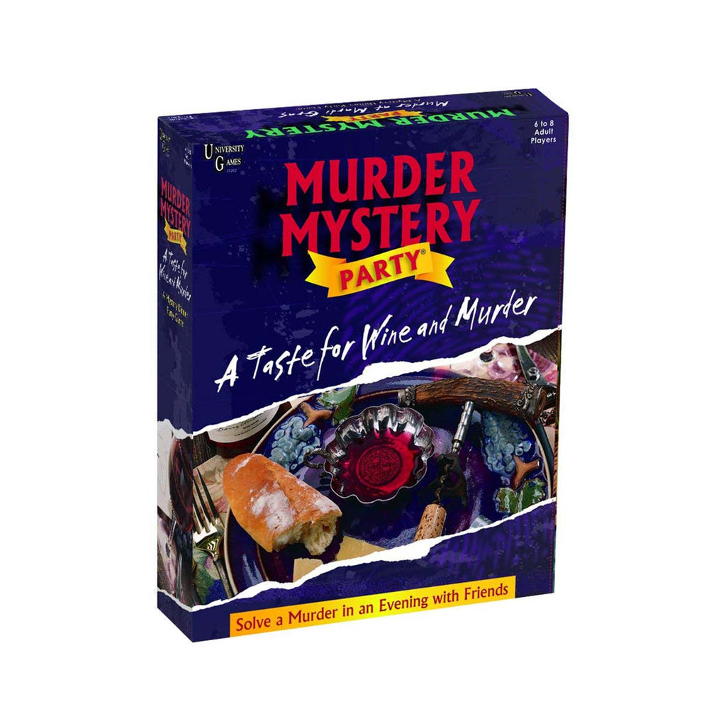 Murder Mystery Party A Taste For Wine And Murder Game - Radar Toys