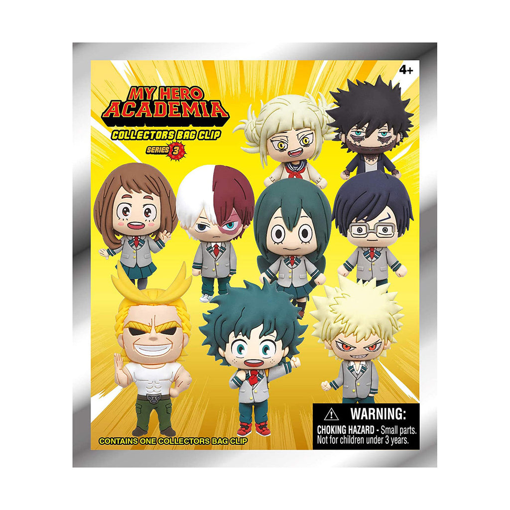 My Hero Academia 3D Foam Series 3 Bag Clip Blind Bag