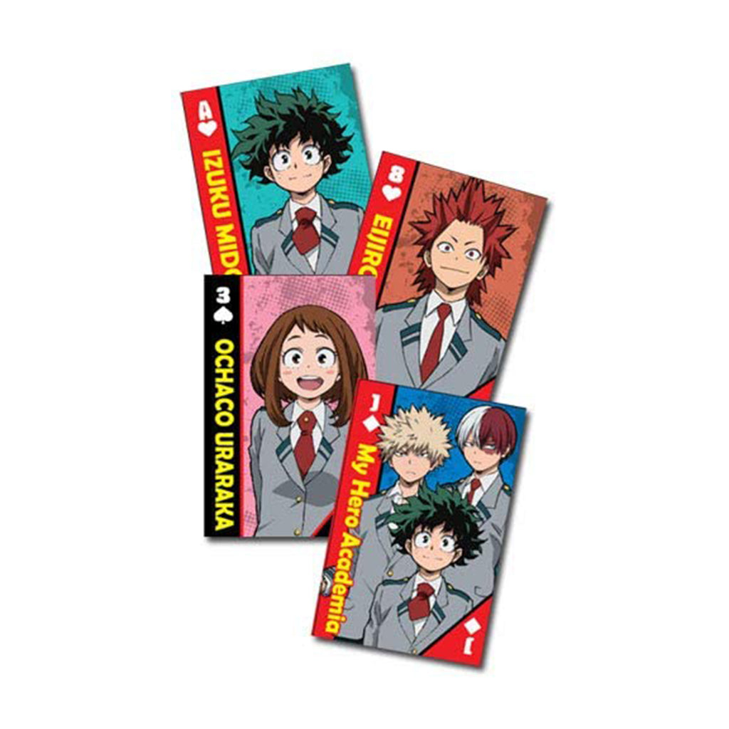 My Hero Academia Hero School Uniforms Group Playing Cards - Radar Toys