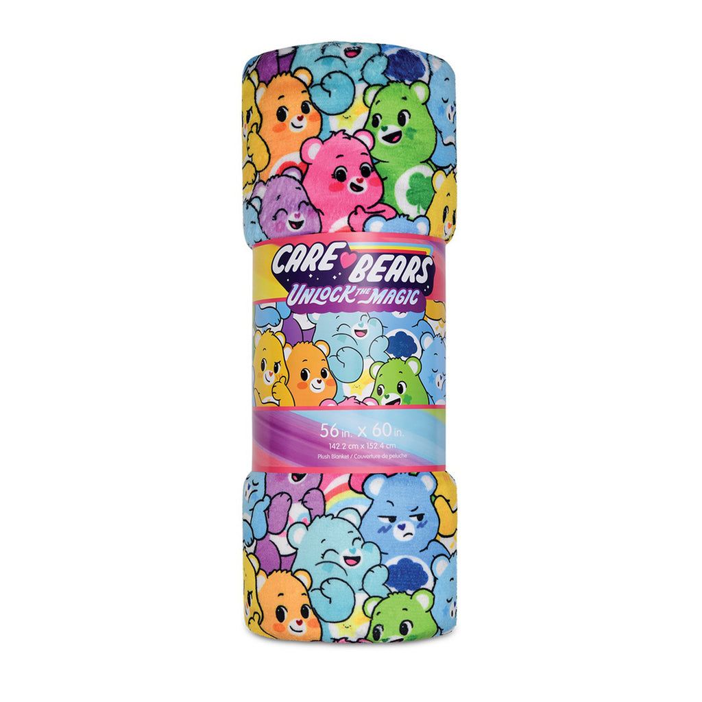 iScream Fun Care Bears Unlock The Magic Plush Blanket