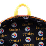 Loungefly NFL Pittsburgh Steelers Pigskin Logo Mini Backpack - Radar Toys