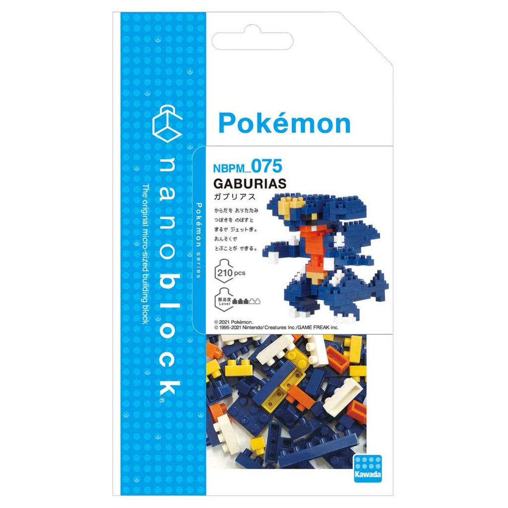 Nanoblock Pokemon Garchomp Building Set - Radar Toys