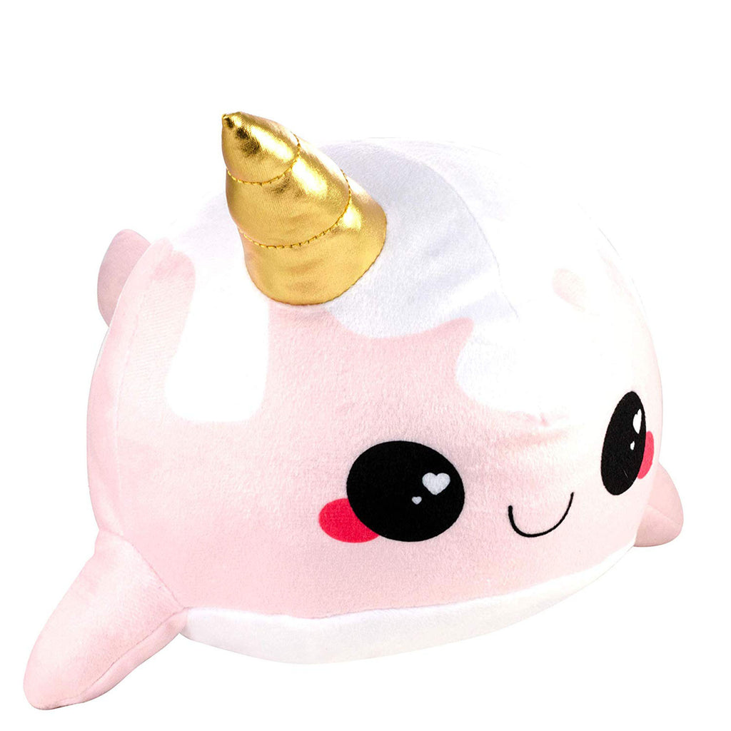 Nizzle Narwhal Pink 12 Inch Plush - Radar Toys