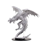 Pathfinder Battles Deep Cuts Unpainted  Gargantuan White Dragon Miniature - Radar Toys