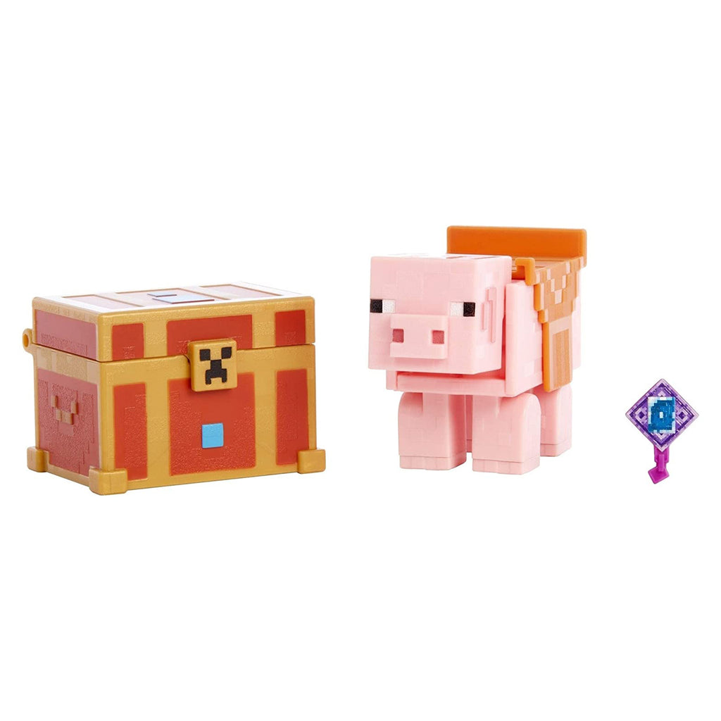 Minecraft Dungeons Piggybank 4 Inch Action Figure