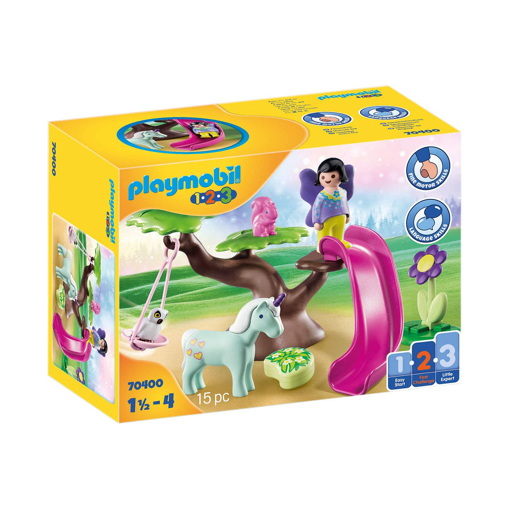 Playmobil 123 Fairy Playground Building Set 70400 - Radar Toys