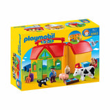 Playmobil 123 My Take Along Farm Building Set 6962 - Radar Toys
